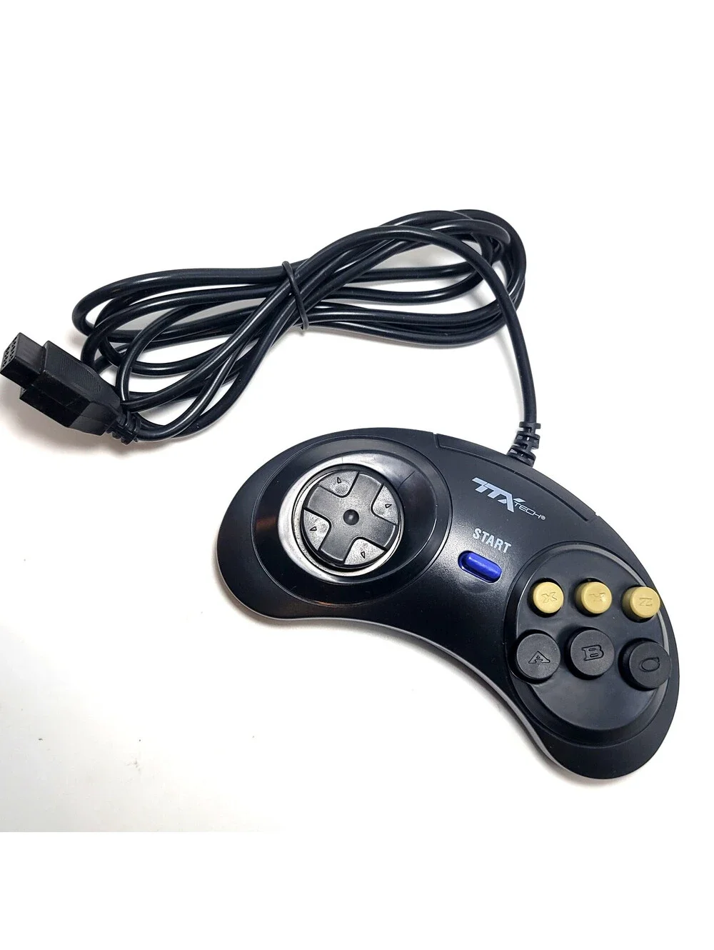 Wired Classic Controller for Sega Genesis by TTX Tech (Black) - New in Box!
